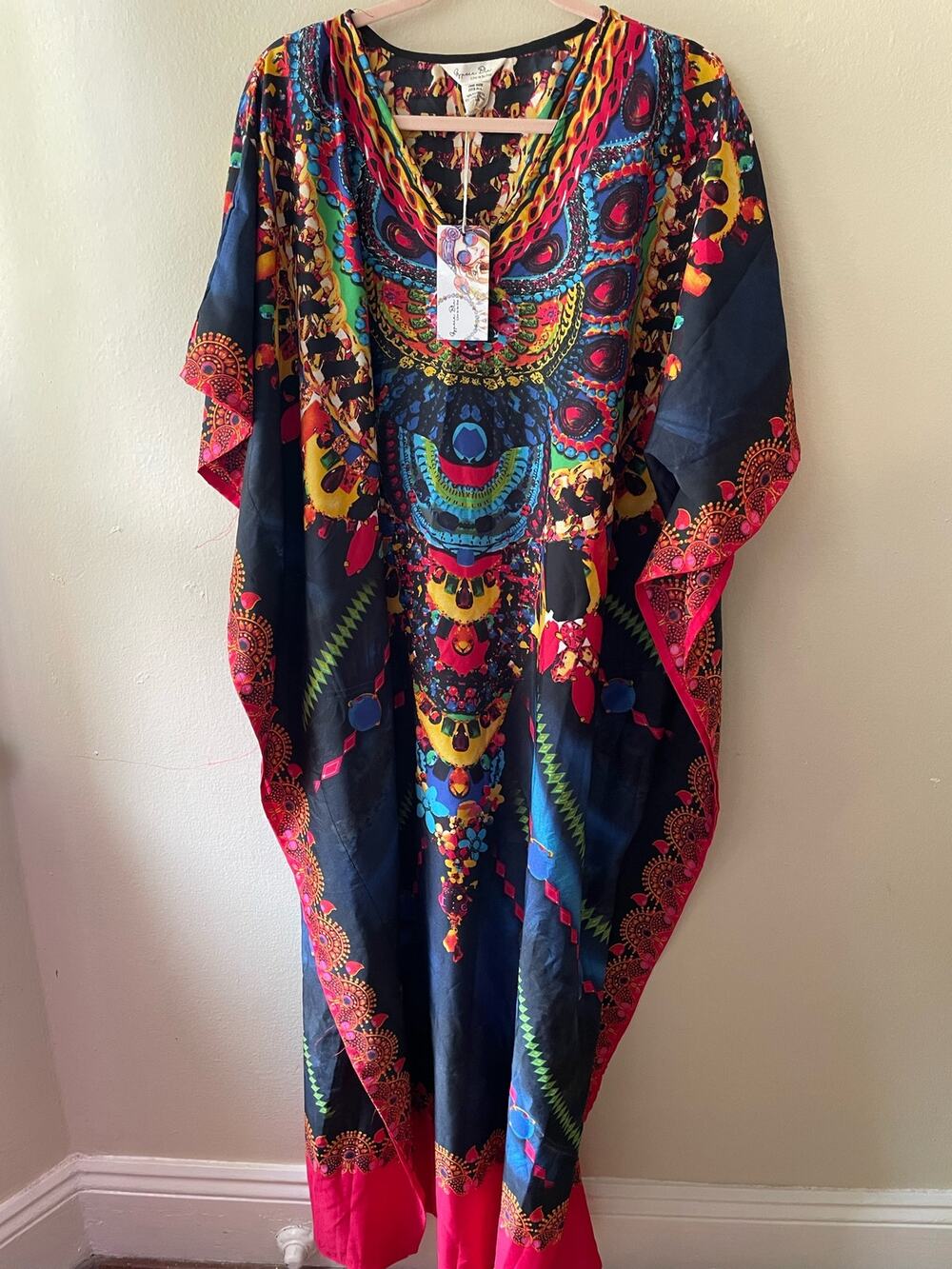 Gypsie Blu Rainbow Jewel One Size Caftan